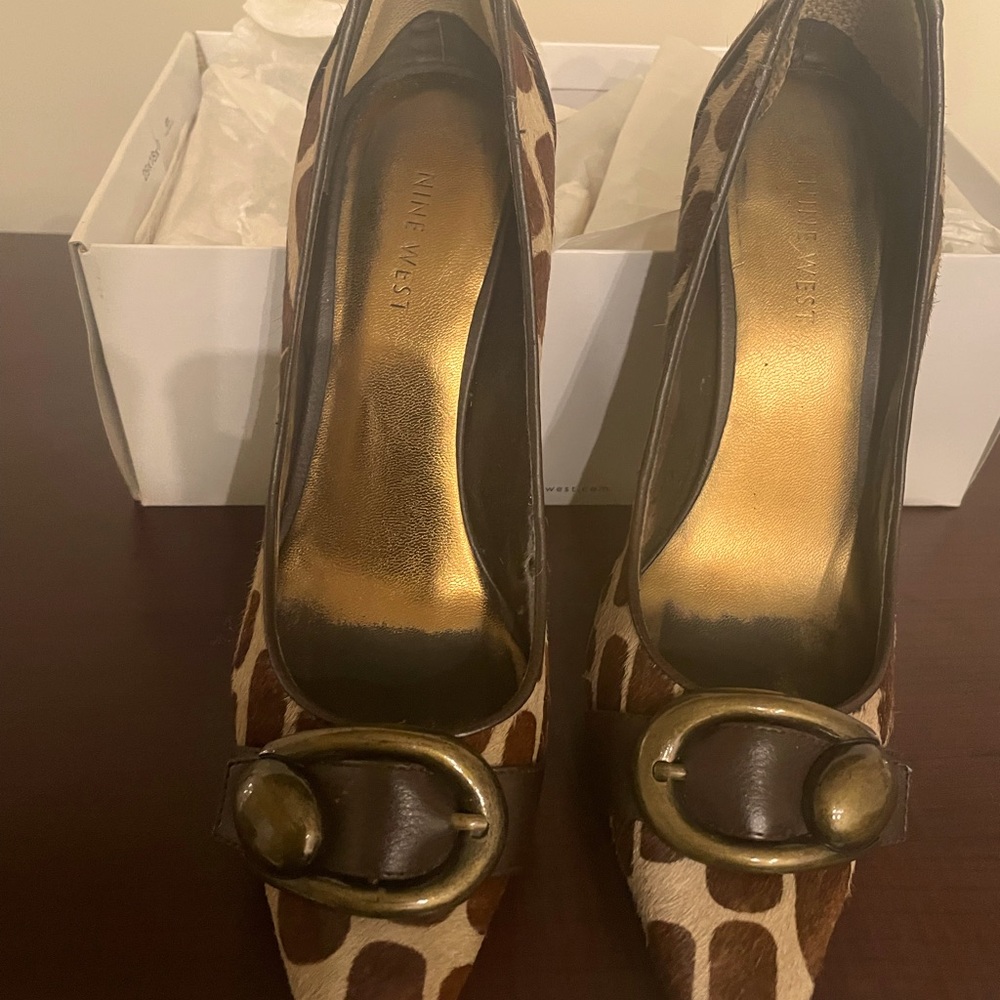 Nine West pumps. 4 inch heels